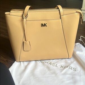 Michael Kors Tan Leather Tote Bag